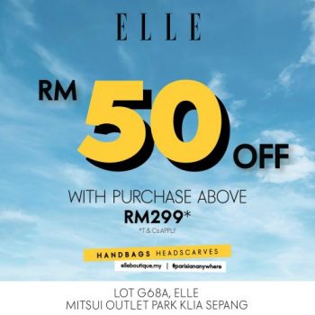 ELLE-March-Promotion-at-Mitsui-Outlet-Park-350x350 - Bags Fashion Accessories Fashion Lifestyle & Department Store Handbags Promotions & Freebies Selangor 