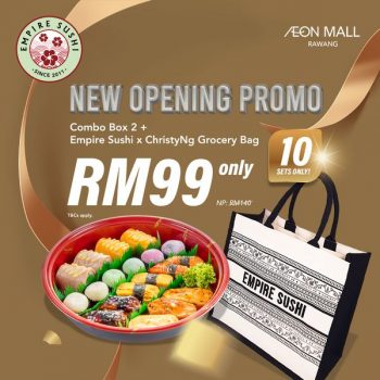 Empire-Sushi-Opening-Deal-at-Aeon-Rawang-1-350x350 - Beverages Food , Restaurant & Pub Promotions & Freebies Selangor Sushi 