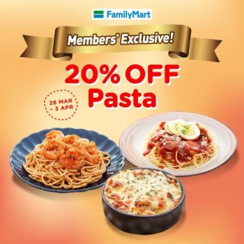 FamilyMart-Member-20-OFF-Pasta-Promotion-350x350 - Johor Kedah Kelantan Kuala Lumpur Melaka Negeri Sembilan Pahang Penang Perak Perlis Promotions & Freebies Putrajaya Sabah Sarawak Selangor Supermarket & Hypermarket Terengganu 