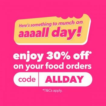 FoodPanda-All-Day-30-OFF-Promotion-350x350 - Beverages Food , Restaurant & Pub Johor Kedah Kelantan Kuala Lumpur Melaka Negeri Sembilan Online Store Pahang Penang Perak Perlis Promotions & Freebies Putrajaya Sabah Sarawak Selangor Terengganu 