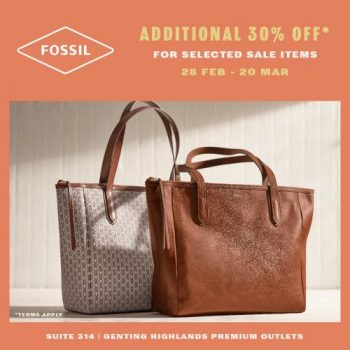 Fossil-Special-Sale-at-Genting-Highlands-Premium-Outlets-350x350 - Bags Fashion Accessories Fashion Lifestyle & Department Store Handbags Malaysia Sales Pahang 