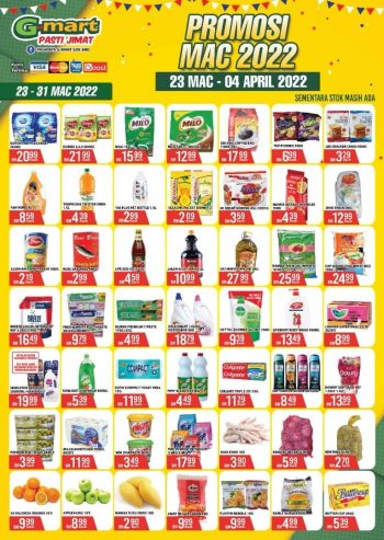 G-Mart-March-Promotion-350x493 - Johor Kedah Kelantan Kuala Lumpur Melaka Negeri Sembilan Pahang Penang Perak Perlis Promotions & Freebies Putrajaya Sabah Sarawak Selangor Supermarket & Hypermarket Terengganu 