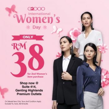 G2000-International-Womens-Day-Sale-at-Genting-Highlands-Premium-Outlets-350x350 - Apparels Fashion Accessories Fashion Lifestyle & Department Store Malaysia Sales Pahang 