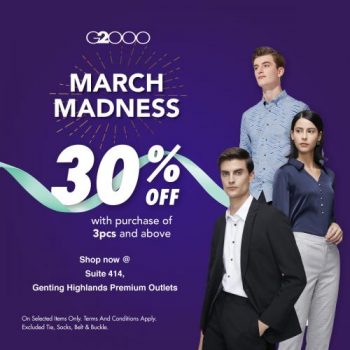 G2000-March-Madness-Sale-at-Genting-Highlands-Premium-Outlets-350x350 - Apparels Fashion Accessories Fashion Lifestyle & Department Store Malaysia Sales Pahang 