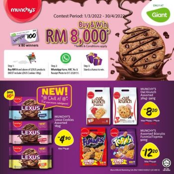 Giant-Munchys-Buy-Win-Contest-350x350 - Events & Fairs Johor Kedah Kelantan Kuala Lumpur Melaka Negeri Sembilan Pahang Penang Perak Perlis Putrajaya Sabah Sarawak Selangor Supermarket & Hypermarket Terengganu 