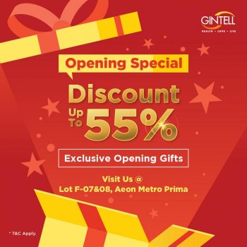 Gintell-Opening-Promotion-at-Aeon-Metro-Prima-350x350 - Kuala Lumpur Others Promotions & Freebies Selangor 