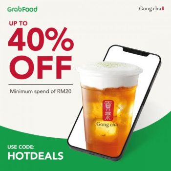 Gong-Cha-GrabFood-Hotdeals-Promotion-350x350 - Beverages Food , Restaurant & Pub Johor Kedah Kelantan Kuala Lumpur Melaka Negeri Sembilan Online Store Pahang Penang Perak Perlis Promotions & Freebies Putrajaya Sabah Sarawak Selangor Terengganu 