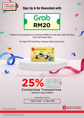 Grab-Special-Deal-with-Public-Bank-350x488 - Bank & Finance Johor Kedah Kelantan Kuala Lumpur Melaka Negeri Sembilan Others Pahang Penang Perak Perlis Promotions & Freebies Public Bank Putrajaya Sabah Sarawak Selangor Terengganu 