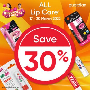 Guardian-Lip-Care-Promo-350x350 - Beauty & Health Cosmetics Johor Kedah Kelantan Kuala Lumpur Melaka Negeri Sembilan Pahang Penang Perak Perlis Personal Care Promotions & Freebies Putrajaya Sabah Sarawak Selangor Terengganu 