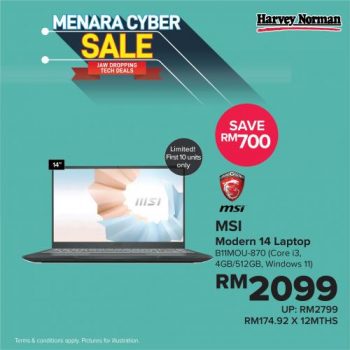 Harvey-Norman-Menara-Cyber-Sale-7-1-350x350 - Electronics & Computers Furniture Home & Garden & Tools Home Appliances Home Decor Kitchen Appliances Malaysia Sales Selangor 