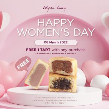 Hogan-Bakery-Womens-Day-Free-Tart-Promotion-350x350 - Beverages Food , Restaurant & Pub Johor Kedah Kelantan Kuala Lumpur Melaka Negeri Sembilan Pahang Penang Perak Perlis Promotions & Freebies Putrajaya Sabah Sarawak Selangor Terengganu 