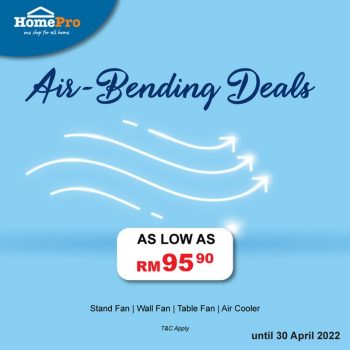 HomePro-Air-Bending-Deals-350x350 - Electronics & Computers Home Appliances Johor Kedah Kelantan Kitchen Appliances Kuala Lumpur Melaka Negeri Sembilan Online Store Pahang Penang Perak Perlis Promotions & Freebies Putrajaya Sabah Sarawak Selangor Terengganu 