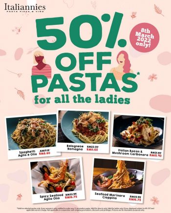 Italiannies-International-Womens-Day-Promotion-350x437 - Beverages Food , Restaurant & Pub Kuala Lumpur Promotions & Freebies Selangor 