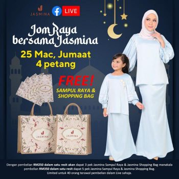 Jasmina-Collection-Raya-Promotion-350x350 - Apparels Fashion Accessories Fashion Lifestyle & Department Store Johor Kedah Kelantan Kuala Lumpur Melaka Negeri Sembilan Online Store Pahang Penang Perak Perlis Promotions & Freebies Putrajaya Sabah Sarawak Selangor Terengganu 