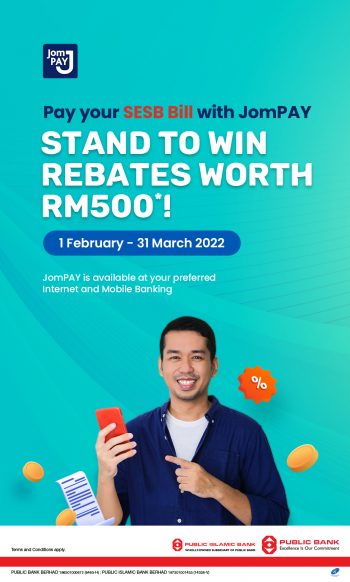 JomPAY-Electricity-Campaign-with-Sabah-Electricity-Sdn-Bhd-SESB-with-Public-Bank-350x582 - Bank & Finance Promotions & Freebies Public Bank Sabah 