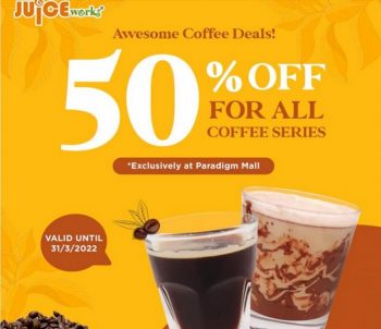 Juice-Works-All-Coffee-Series-Promotion-at-Paradigm-Mall-350x302 - Beverages Food , Restaurant & Pub Promotions & Freebies Selangor 