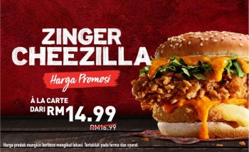 KFC-Zinger-Cheezilla-Promotion-350x214 - Beverages Food , Restaurant & Pub Johor Kedah Kelantan Kuala Lumpur Melaka Negeri Sembilan Pahang Penang Perak Perlis Promotions & Freebies Putrajaya Sabah Sarawak Selangor Terengganu 