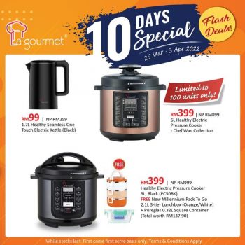 La-Gourmet-Flash-Deal-1-350x350 - Electronics & Computers Home & Garden & Tools Home Appliances Johor Kedah Kelantan Kitchen Appliances Kitchenware Kuala Lumpur Melaka Negeri Sembilan Pahang Penang Perak Perlis Promotions & Freebies Putrajaya Sabah Sarawak Selangor Terengganu 