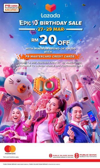 Lazada-Epic-10th-Birthday-Sale-with-Public-Bank-350x586 - Bank & Finance Johor Kedah Kelantan Kuala Lumpur Malaysia Sales Melaka Negeri Sembilan Online Store Others Pahang Penang Perak Perlis Public Bank Putrajaya Sabah Sarawak Selangor Terengganu 