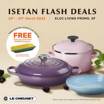 Le-Creuset-Flash-Deal-at-Isetan-350x350 - Home & Garden & Tools Kitchenware Kuala Lumpur Promotions & Freebies Selangor 