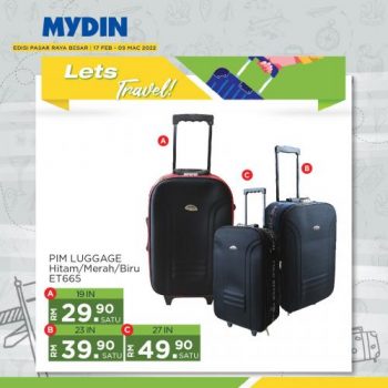 MYDIN-Luggage-Promotion-1-350x350 - Johor Kedah Kelantan Kuala Lumpur Luggage Melaka Negeri Sembilan Pahang Penang Perak Perlis Promotions & Freebies Putrajaya Sabah Sarawak Selangor Sports,Leisure & Travel Supermarket & Hypermarket Terengganu 