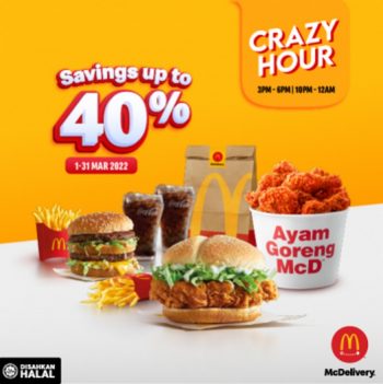 McDonalds-Crazy-Hour-Deal-350x351 - Beverages Fast Food Food , Restaurant & Pub Johor Kedah Kelantan Kuala Lumpur Melaka Negeri Sembilan Pahang Penang Perak Perlis Promotions & Freebies Putrajaya Sabah Sarawak Selangor Terengganu 