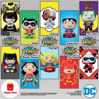 McDonalds-Happy-Meal-Free-DC-Super-Heroes-Plush-Toys-Promotion-350x350 - Baby & Kids & Parenting Beverages Food , Restaurant & Pub Johor Kedah Kelantan Kuala Lumpur Melaka Negeri Sembilan Online Store Pahang Penang Perak Perlis Promotions & Freebies Putrajaya Sabah Sarawak Selangor Terengganu Toys 