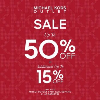Michael-Kors-March-Sale-at-Mitsui-Outlet-Park-350x350 - Bags Fashion Accessories Fashion Lifestyle & Department Store Malaysia Sales Selangor 