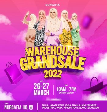 NurSafia-Warehouse-GrandSale-350x368 - Apparels Fashion Accessories Fashion Lifestyle & Department Store Selangor Warehouse Sale & Clearance in Malaysia 