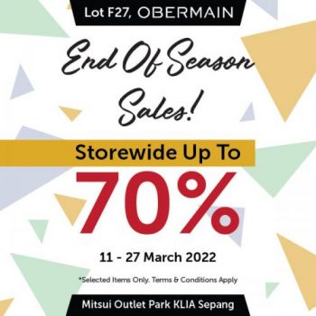 Obermain-School-Holiday-Sale-at-Mitsui-Outlet-Park-350x350 - Bags Fashion Accessories Fashion Lifestyle & Department Store Malaysia Sales Selangor 