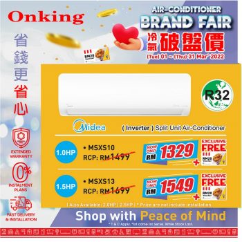 Onking-Air-Conditioner-Brand-Fair-13-350x350 - Electronics & Computers Events & Fairs Home Appliances Johor Kedah Kelantan Kitchen Appliances Kuala Lumpur Melaka Negeri Sembilan Pahang Penang Perak Perlis Putrajaya Sabah Sarawak Selangor Terengganu 