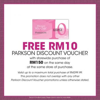 Parkson-Free-Voucher-Promotion-2-350x350 - Johor Kedah Kelantan Kuala Lumpur Melaka Negeri Sembilan Pahang Penang Perak Perlis Promotions & Freebies Putrajaya Sabah Sarawak Selangor Supermarket & Hypermarket Terengganu 