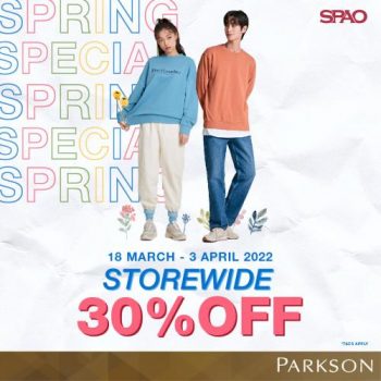 Parkson-SPAO-Spring-Special-Sale-350x350 - Apparels Fashion Accessories Fashion Lifestyle & Department Store Johor Kedah Kelantan Kuala Lumpur Malaysia Sales Melaka Negeri Sembilan Pahang Penang Perak Perlis Putrajaya Sabah Sarawak Selangor Terengganu 