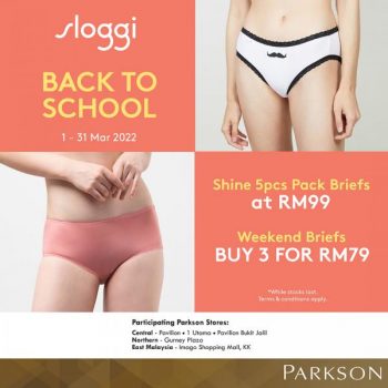 Parkson-Sloggi-Back-To-School-Sale-350x350 - Fashion Accessories Fashion Lifestyle & Department Store Johor Kedah Kelantan Kuala Lumpur Lingerie Malaysia Sales Melaka Negeri Sembilan Pahang Penang Perak Perlis Putrajaya Sabah Sarawak Selangor Terengganu Underwear 