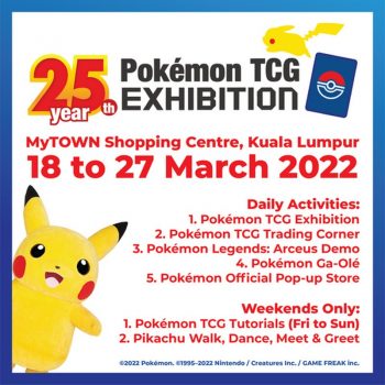 Pokemon-TCG-25th-Year-Exhibition-at-MyTOWN-Shopping-Centre-350x350 - Events & Fairs Kuala Lumpur Others Selangor 