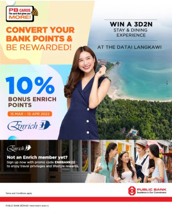 Public-Bank-10-Bonus-Enrich-Points-350x429 - Bank & Finance Johor Kedah Kelantan Kuala Lumpur Melaka Negeri Sembilan Others Pahang Penang Perak Perlis Promotions & Freebies Public Bank Putrajaya Sabah Sarawak Selangor Terengganu 