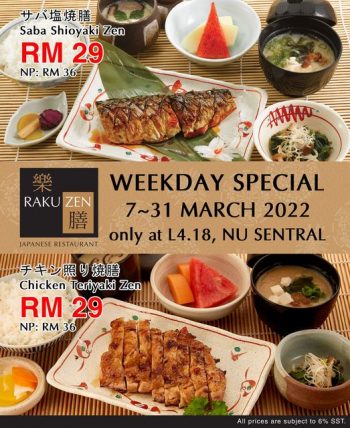 Rakuzen-Weekday-Special-350x428 - Beverages Food , Restaurant & Pub Kuala Lumpur Promotions & Freebies Selangor 