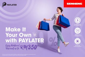 SENHENG-PAYLATER-Deal-350x233 - Electronics & Computers Home Appliances IT Gadgets Accessories Johor Kedah Kelantan Kitchen Appliances Kuala Lumpur Melaka Negeri Sembilan Pahang Penang Perak Perlis Promotions & Freebies Putrajaya Sabah Sarawak Selangor Terengganu 