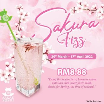 Sakae-Sushi-Sakura-Fizz-Promo-350x350 - Beverages Food , Restaurant & Pub Kuala Lumpur Penang Promotions & Freebies Putrajaya Selangor Sushi 
