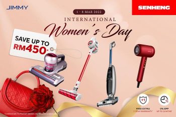 Senheng-International-Womens-Day-Promotion-350x233 - Electronics & Computers Home Appliances Johor Kedah Kelantan Kitchen Appliances Kuala Lumpur Melaka Negeri Sembilan Online Store Pahang Penang Perak Perlis Promotions & Freebies Putrajaya Sabah Sarawak Selangor Terengganu 