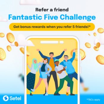 Setel-More-Fantastic-Rewards-with-the-Fantastic-Five-Challenge-350x350 - Events & Fairs Johor Kedah Kelantan Kuala Lumpur Melaka Negeri Sembilan Others Pahang Penang Perak Perlis Putrajaya Sabah Sarawak Selangor Terengganu 