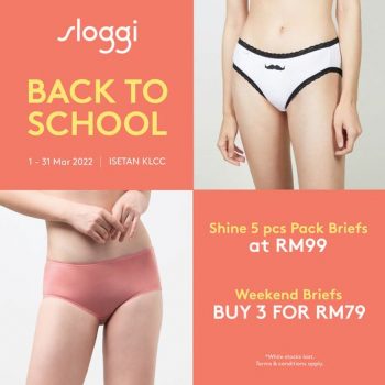 Sloggi-Special-Deal-at-Isetan-350x350 - Fashion Accessories Fashion Lifestyle & Department Store Kuala Lumpur Lingerie Promotions & Freebies Selangor Underwear 
