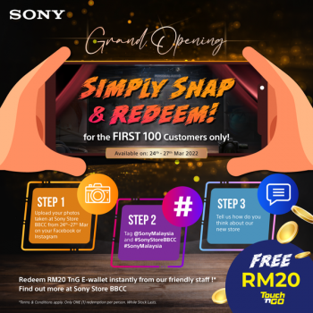 Sony-Grand-Opening-Deal-at-LaLaport-1-350x350 - Audio System & Visual System Computer Accessories Electronics & Computers IT Gadgets Accessories Kuala Lumpur Promotions & Freebies Selangor 