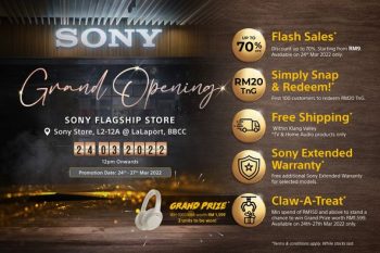 Sony-Grand-Opening-Deal-at-LaLaport-350x233 - Audio System & Visual System Computer Accessories Electronics & Computers IT Gadgets Accessories Kuala Lumpur Promotions & Freebies Selangor 