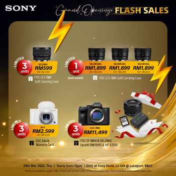 Sony-Grand-Opening-Deal-at-LaLaport-5-350x350 - Audio System & Visual System Computer Accessories Electronics & Computers IT Gadgets Accessories Kuala Lumpur Promotions & Freebies Selangor 