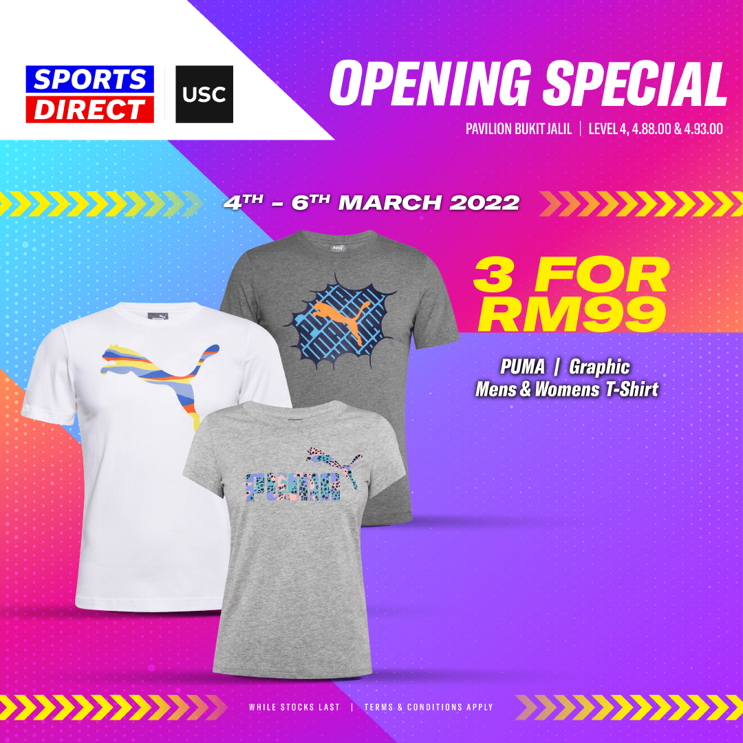 Sports Direct & USC  Pavilion Bukit Jalil