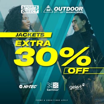 Sports-Direct-Outdoor-Jackets-Promotion-350x350 - Apparels Fashion Accessories Fashion Lifestyle & Department Store Johor Kedah Kelantan Kuala Lumpur Melaka Negeri Sembilan Pahang Penang Perak Perlis Promotions & Freebies Putrajaya Sabah Sarawak Selangor Sportswear Terengganu 