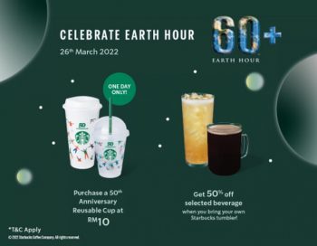 Starbucks-Earth-Hour-Promotions-350x272 - Beverages Food , Restaurant & Pub Johor Kedah Kelantan Kuala Lumpur Melaka Negeri Sembilan Pahang Penang Perak Perlis Promotions & Freebies Putrajaya Sabah Sarawak Selangor Terengganu 
