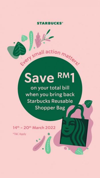 Starbucks-Global-Recycling-Day-Promotion-350x622 - Beverages Food , Restaurant & Pub Johor Kedah Kelantan Kuala Lumpur Melaka Negeri Sembilan Pahang Penang Perak Perlis Promotions & Freebies Putrajaya Sabah Sarawak Selangor Terengganu 