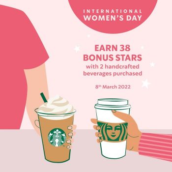 Starbucks-International-Womens-Day-Members-Promotion-350x350 - Beverages Food , Restaurant & Pub Johor Kedah Kelantan Kuala Lumpur Melaka Negeri Sembilan Pahang Penang Perak Perlis Promotions & Freebies Putrajaya Sabah Sarawak Selangor Terengganu 